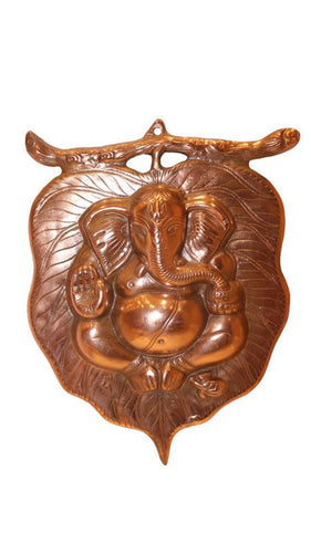 GANESH WALL HANGING SHOWPIECE FIGURINE STATUE FOR HOME DECOR Copper