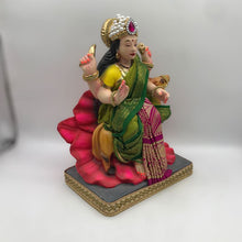 Load image into Gallery viewer, Ambe maa,Ambaji, Durga ma, Bengali Durga ma statue,idol,murti,mud idol Green