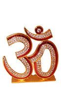 Load image into Gallery viewer, Hindu Religious Symbol OM Idol for Home,Car,Office ( 3.5cm x 3cm x 0.5cm) Red