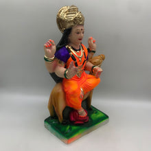 Load image into Gallery viewer, Ambe maa,Ambaji, Durga ma, Bengali Durga ma statue,idol,murti,mud idol Orange