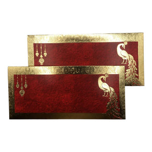 Envelopes Envelope Money holder Diwali Wedding Gift Card Pack of 10 Red & gold