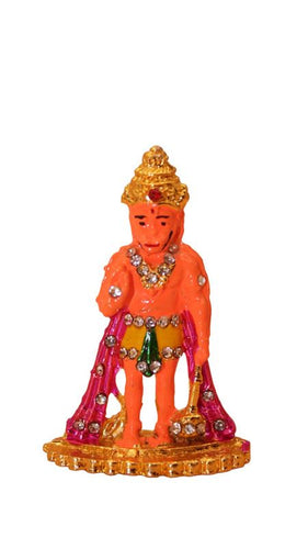 Lord Bahubali Hanuman Idol for home,car decore (2cm x 1.8cm x 0.5cm) Gold