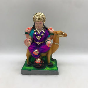 Ambe maa,Ambaji, Durga ma, Bengali Durga ma statue,idol,murti,mud idol Purple