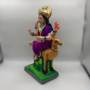 Ambe maa,Ambaji, Durga ma, Bengali Durga ma statue,idol,murti,mud idol Purple