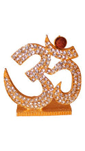 Load image into Gallery viewer, Hindu Religious Symbol OM Idol for Home,Car,Office ( 2cm x 1.5cm x 0.5cm) Gold
