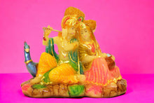 Load image into Gallery viewer, Radhe Krishna Hindu God Hindu fiber idol Red