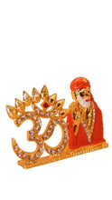 Load image into Gallery viewer, Om Sai Baba Statue Divine for Your Home/car Decor Gold