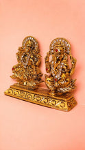 Load image into Gallery viewer, Laxmi Ganesh Idol Statue showpiece Decoration for Home Gold