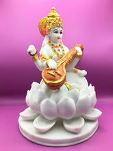 Load image into Gallery viewer, Ganesh Ganesha Ganpati Ganapati Hindu God Hindu God Ganesh fiber idol White