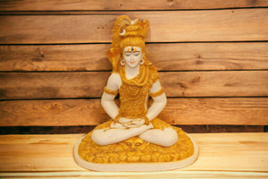 Lord Shiva Shankar Idol Hindu God Statue Idol Gold