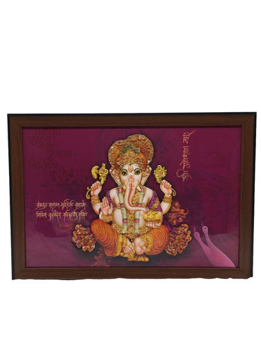 Ganesh Frame Ganesha Frame Ganpati Wall Frame Hanging Home Decore Multi color