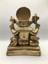 Load image into Gallery viewer, Ganesh Ganesha Ganpati Ganapati Hindu God Hindu God Ganesh fiber idol Brass