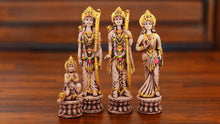Load image into Gallery viewer, Lord Ram Darbar statue for Home/Office decoration (12cm x 12cm x 3cm) Grey