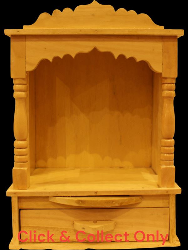 Wooden Temple,Mandir,Hand made temple,Office & Home Temple Yellow White