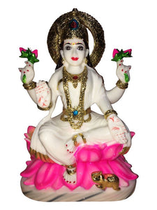 Laxmi Hindu God Hindu God laxmi fiber idol  Gold