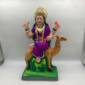 Ambe maa,Ambaji, Durga ma, Bengali Durga ma statue,idol,murti,mud idol Purple