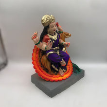 Load image into Gallery viewer, Ambe maa,Ambaji, Durga ma, Bengali Durga ma statue,idol,murti,mud idol Purple