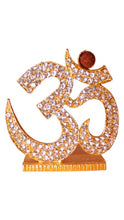 Load image into Gallery viewer, Hindu Religious Symbol OM Idol for Home,Car,Office ( 2cm x 1.5cm x 0.5cm) Gold