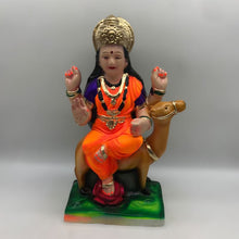 Load image into Gallery viewer, Ambe maa,Ambaji, Durga ma, Bengali Durga ma statue,idol,murti,mud idol Orange