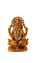 Load image into Gallery viewer, Ganesh Bhagwan Ganesha Statue Ganpati for Home Decor Gold