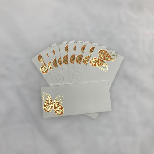 Envelopes Envelope Money holder Diwali Wedding Gift Card Pack of 10 White