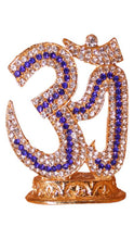 Load image into Gallery viewer, Hindu Religious Symbol OM Idol for Home,Car,Office ( 2cm x 1.5cm x 0.8cm) Blue