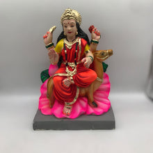 Load image into Gallery viewer, Ambe maa,Ambaji, Durga ma, Bengali Durga ma statue,idol,murti,mud idol Red