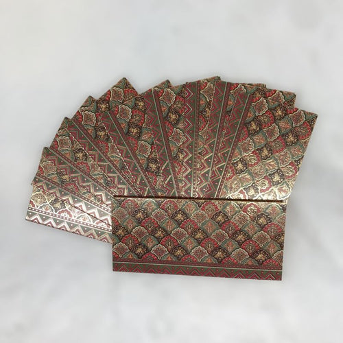 Envelopes Envelope Money holder Diwali Wedding Gift Card Pack of 10 Multicolor