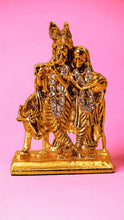 Load image into Gallery viewer, Radha Krishna Idol Showpiece Murti Gifts Home Decor(2cm x1.5cm x0.5cm)Gold