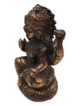Load image into Gallery viewer, Laxmi Hindu God Hindu God laxmi fiber idol  Brass