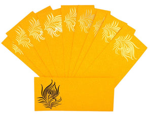 Envelopes Envelope Money holder Diwali Wedding Gift Card Pack of 10 Yellow