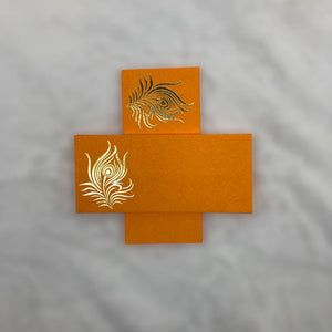 Envelopes Envelope Money holder Diwali Wedding Gift Card Pack of 10 Orange