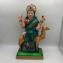 Load image into Gallery viewer, Ambe maa,Ambaji, Durga ma, Bengali Durga ma statue,idol,murti,mud idol Tea Green