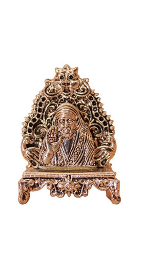 Sai Baba Statue Divine for Your Home/car Decor Grey