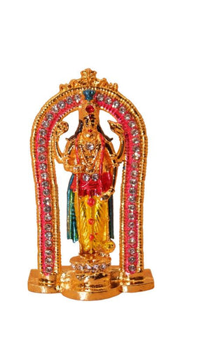Kartik Ji Murti Idol/Statue for Pooja Gift decore Gold