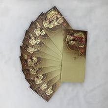 Load image into Gallery viewer, Envelopes Envelope Money holder Diwali Wedding Gift Card Pack of 10 Cream