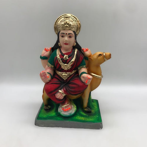 Ambe maa,Ambaji, Durga ma, Bengali Durga ma statue,idol,murti,mud idol Maroon