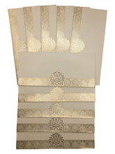 Load image into Gallery viewer, Envelopes Envelope Money holder Diwali Wedding Gift Card Pack of 10 White