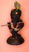 Load image into Gallery viewer, Lord Krishna,Bal gopal Statue,Home,Temple,Office decore (18.5cm x7cm x7cm) Black