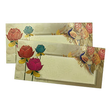 Load image into Gallery viewer, Envelopes Envelope Money holder Diwali Wedding Gift Card Pack of 10 Cream