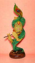 Load image into Gallery viewer, Lord Krishna,Bal gopal Statue,Home,Temple,Office decore(16cm x 14cm x 4cm) Black