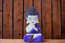 Load image into Gallery viewer, Buddha buddh buddha sitting medium Showpiece Home decore OrangeBlueBlue