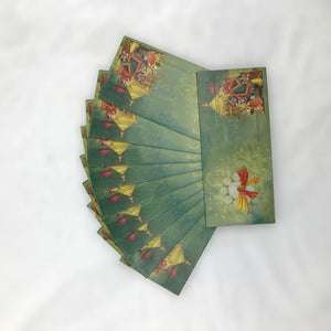 Envelopes Envelope Money holder Diwali Wedding Gift Card Pack of 10 Green