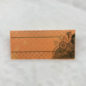 Envelopes Envelope Money holder Diwali Wedding Gift Card Pack of 10 Orange