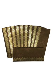 Envelopes Envelope Money holder Diwali Wedding Gift Card Pack of 10 Brown