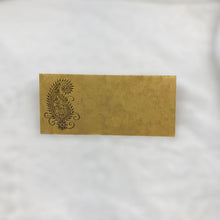 Load image into Gallery viewer, Envelopes Envelope Money holder Diwali Wedding Gift Card Pack of 10 Gold