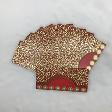 Load image into Gallery viewer, Envelopes Envelope Money holder Diwali Wedding Gift Card Pack of 10 Red