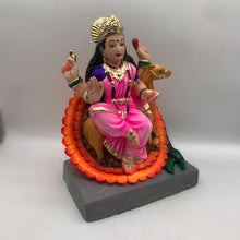 Load image into Gallery viewer, Ambe maa,Ambaji, Durga ma, Bengali Durga ma statue,idol,murti,mud idol Pink