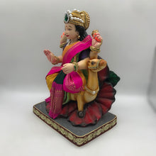 Load image into Gallery viewer, Ambe maa,Ambaji, Durga ma, Bengali Durga ma statue,idol,murti,mud idol Yellow