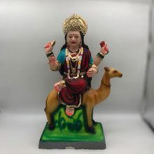 Load image into Gallery viewer, Ambe maa,Ambaji, Durga ma, Bengali Durga ma statue,idol,murti,mud idol Maroon